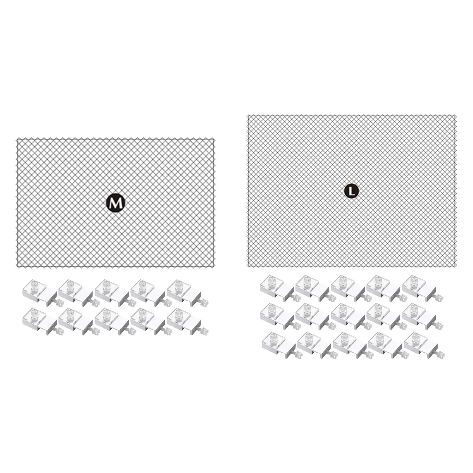 Screen Top Mesh - 水槽用スクリーンネット トップシースルーメッシュ 脱走防止ネット 水槽用ジャンプ防止ネット