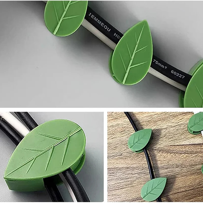 Vine Climbing Plastic - 10-90 個植物固定クリップ自己粘着葉形の目に見えないフック緑の植物サポートフレームつるクライミングクランプ家庭菜園