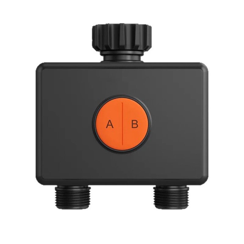 Timer Dual Outlet - ABRU-Zigbee 3.0スマートウォーターバルブIP65 Hydro DUOデュアルアウトレット灌漑タイマーWifiアプリ制御ガーデン散水システム