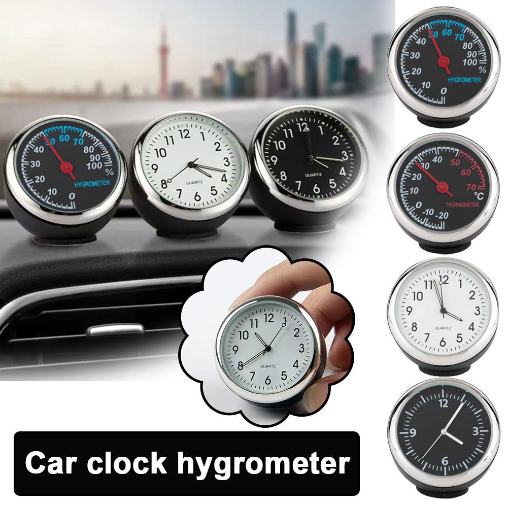 Digital Hygrometer Probe - ミニ自動車ディスプレイ時計 車アクセサリー オートウォッチ 温度計 湿度計 ゲージ装飾