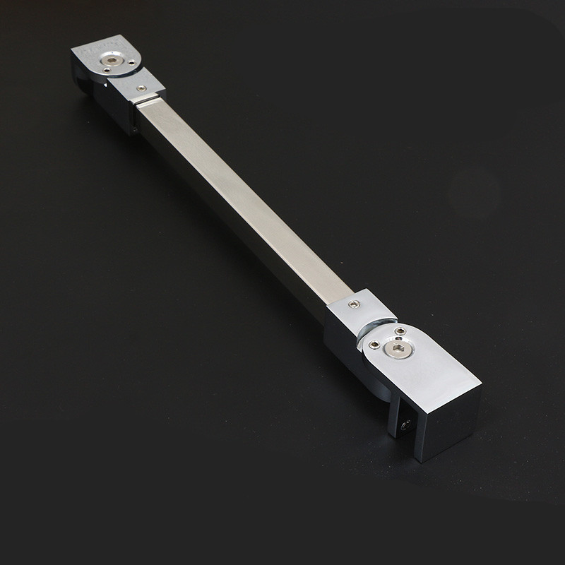 Glass Door Hinge - ステンレス鋼のシャワーガラスドア,固定ロッド/クリップ,バスルームガラスサポートバー,長さ30/60/70cm (lg002)