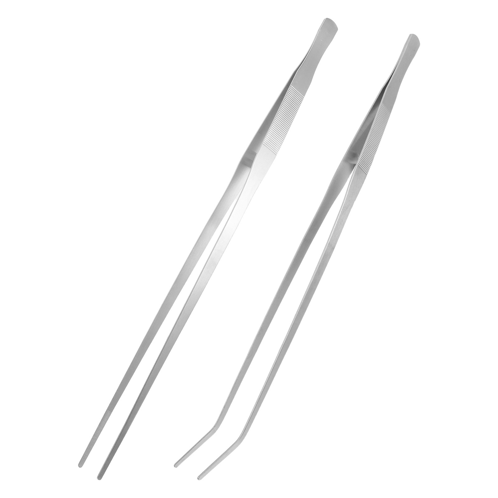 2本組ロングピンセット ステンレス製 ストレート・カーブ・鋸 - Feeding Tong Stainless のレビューと価格