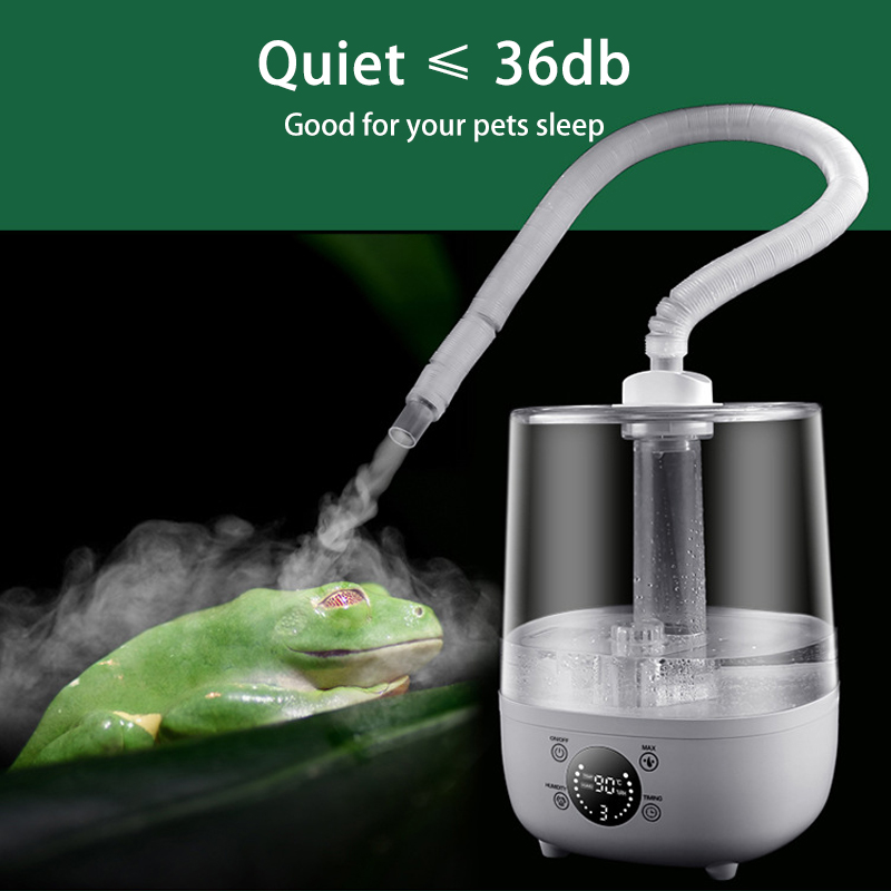水陸両生類のハーブのためのヒューマンディスタンスとタイマーを - Terrarium Fogger Ultrasonic のレビューと価格