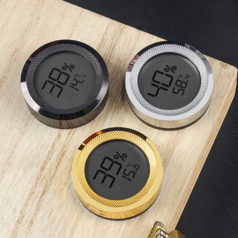 ミニデジタルディスプレイシガーハイグロメーター温度計、ヒュミ - Digital Hygrometer Probe のレビューと価格
