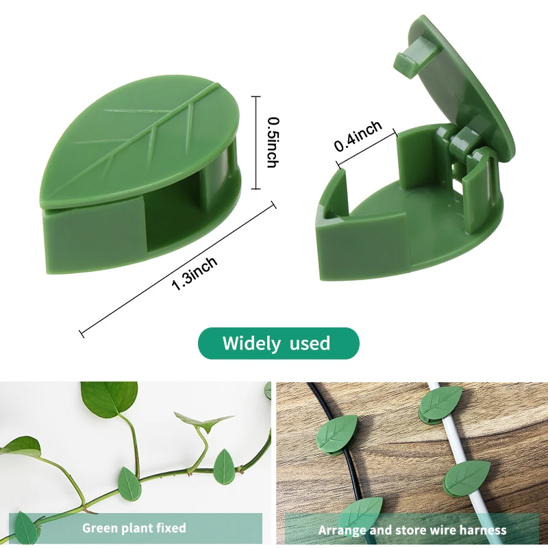 1-50 個目に見えない植物壁クライミングデバイスつるブラケ - Vine Climbing Plastic のレビューと価格