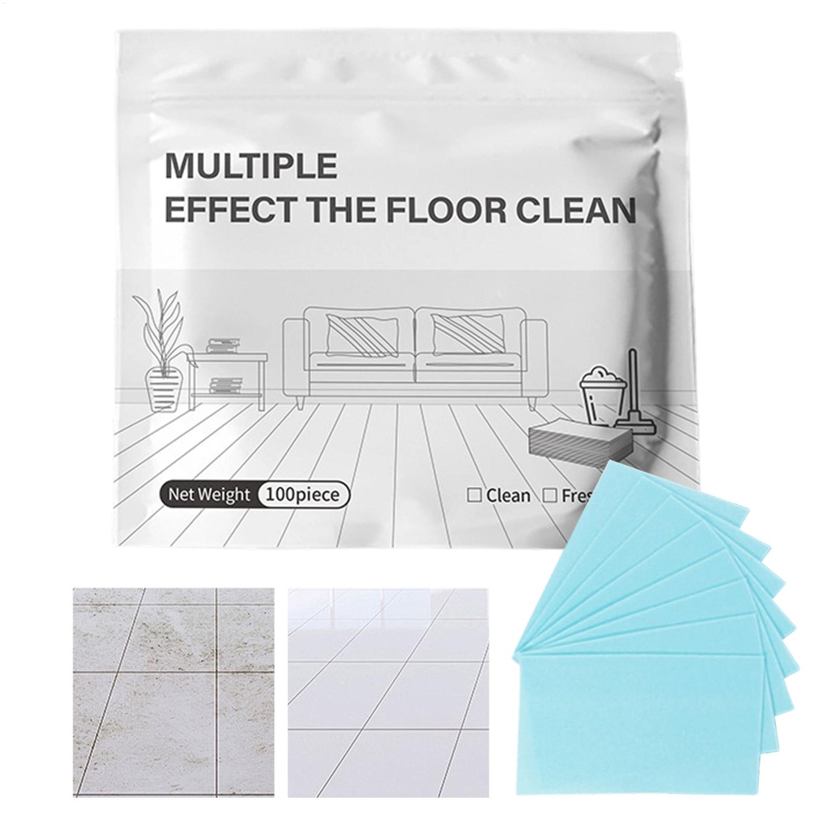 100枚入り/箱 フロアクリーナー濃縮シート 多機能濃縮水溶 - Ceramic Tile Floor のレビューと価格