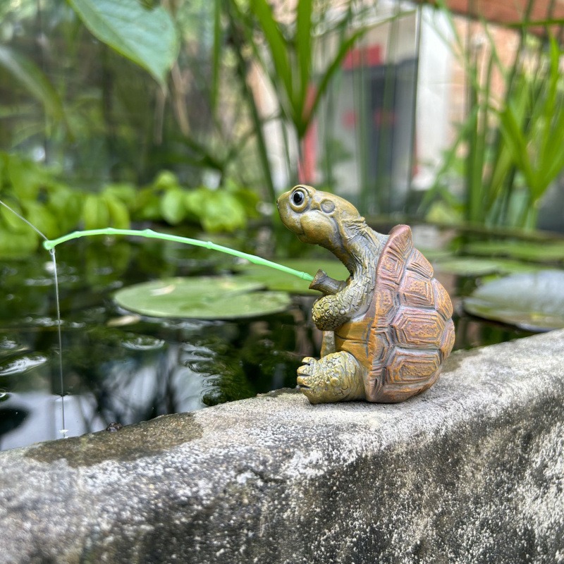 亀釣り水槽水族館装飾クリエイティブ中国風ロックガーデンウォー - Water Dish Reptile のレビューと価格