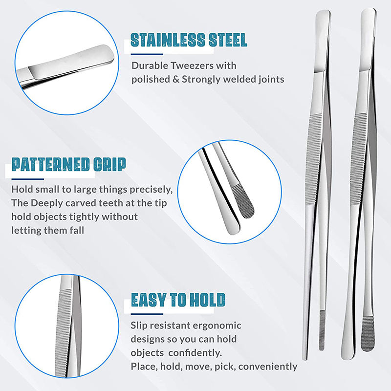 12インチのステンレス鋼のキッチンの皮ひも,修理用の歯科用器 - Feeding Tong Stainless のレビューと価格