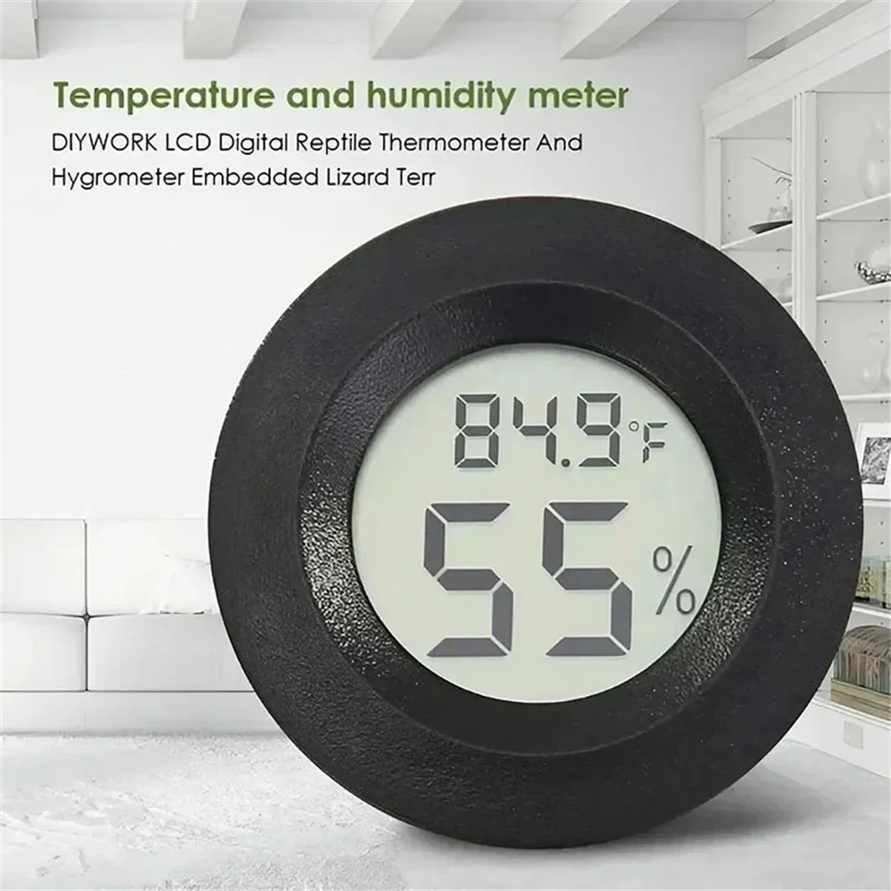 ミニラウンドデジタル温度計湿度計高精度電子温度湿度モニターポ - Digital Hygrometer Probe のレビューと価格