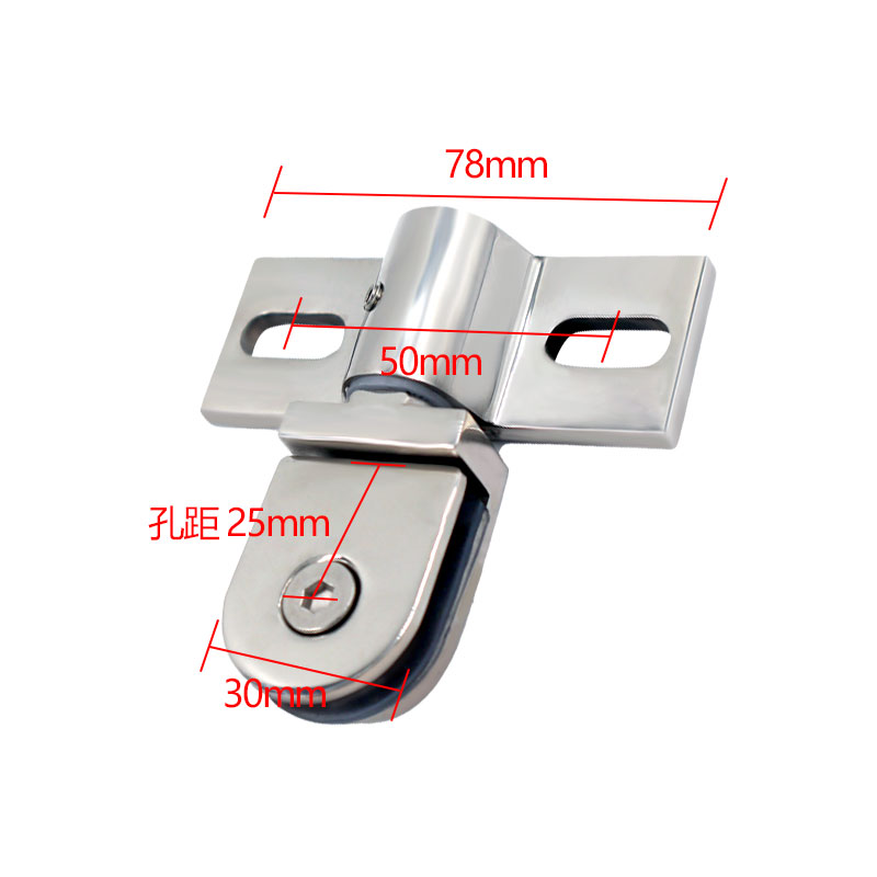 亜鉛合金ステンレス鋼浴室ガラスドアクリップ回転ドアシャフトヒ - Glass Door Hinge のレビューと価格