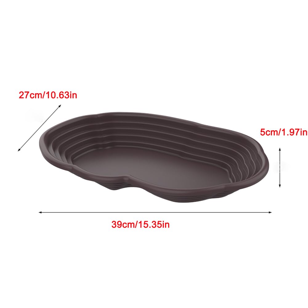 爬虫類用バスディッシュ 両生類の生息地 爬虫類用カメ用フィー - Water Dish Reptile のレビューと価格