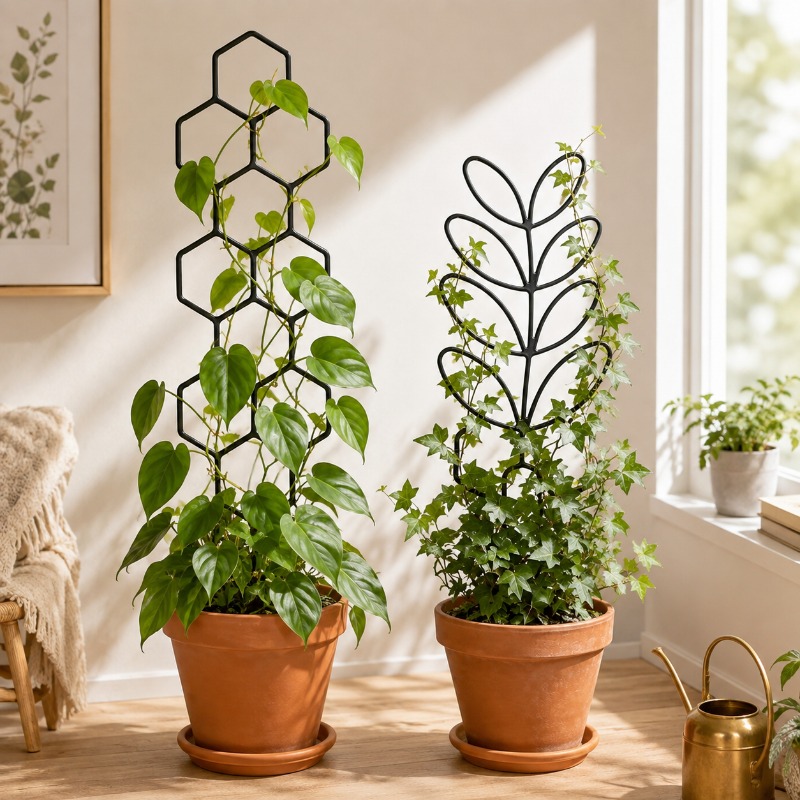 2/4個入り 植物サポート固定フレーム 亜鉛メッキ防錆プラス - Vine Climbing Plastic のレビューと価格