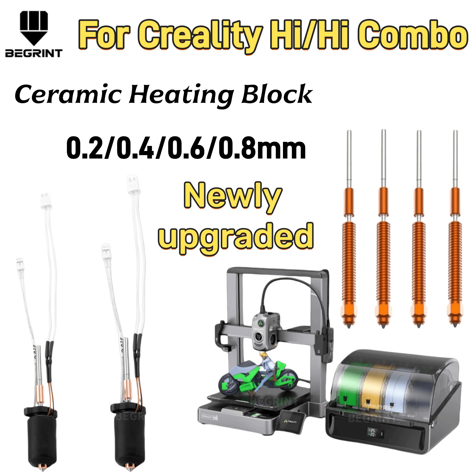 Creality Hi Hi Combo用高温セラミックヒー - Ceramic Heat Emitter のレビューと価格
