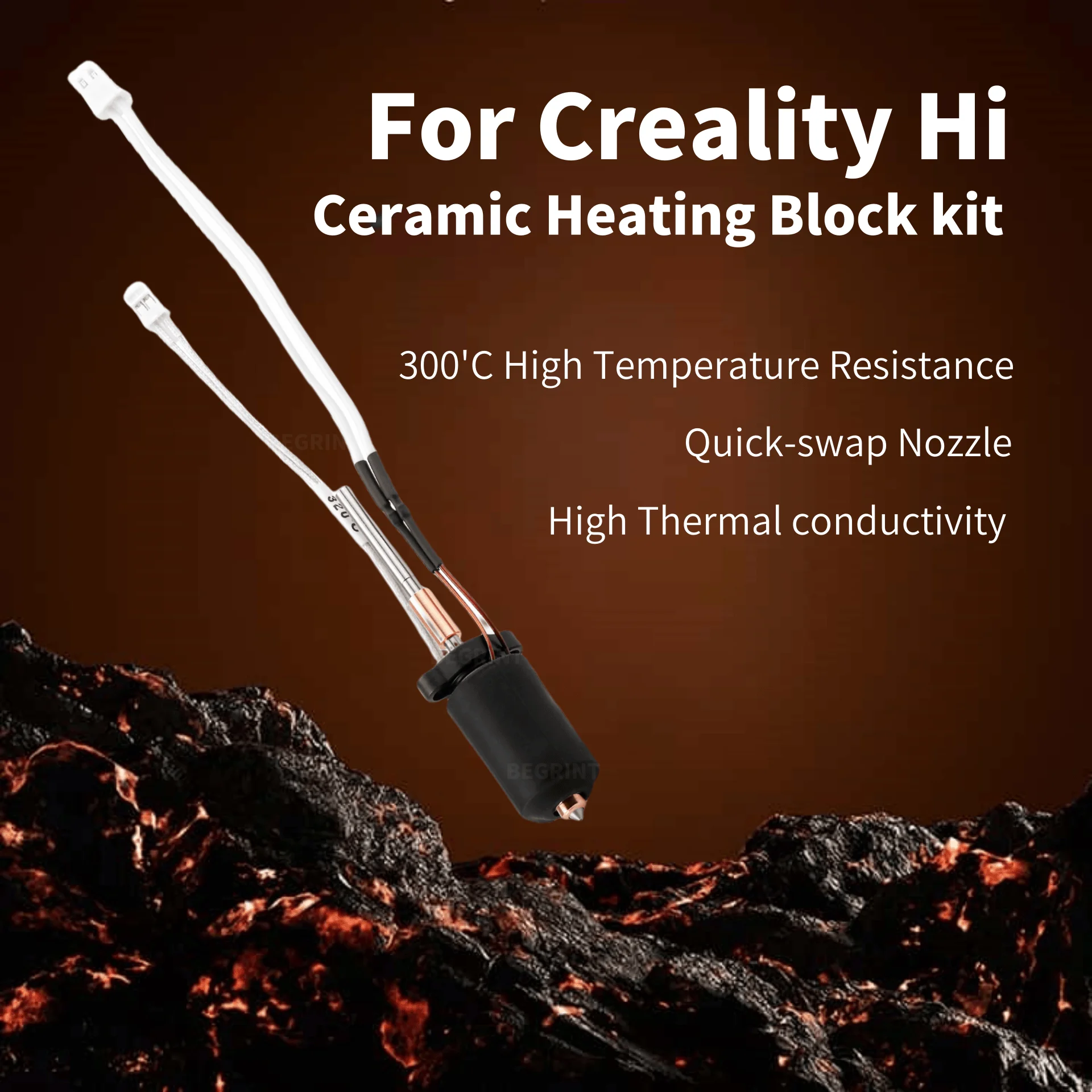Creality Hi Hi Combo用高温セラミックヒー - Ceramic Heat Emitter のレビューと価格