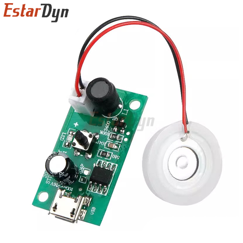 5V 超音波ミストメーカー DIY キット Type-C 1 - Terrarium Fogger Ultrasonic のレビューと価格