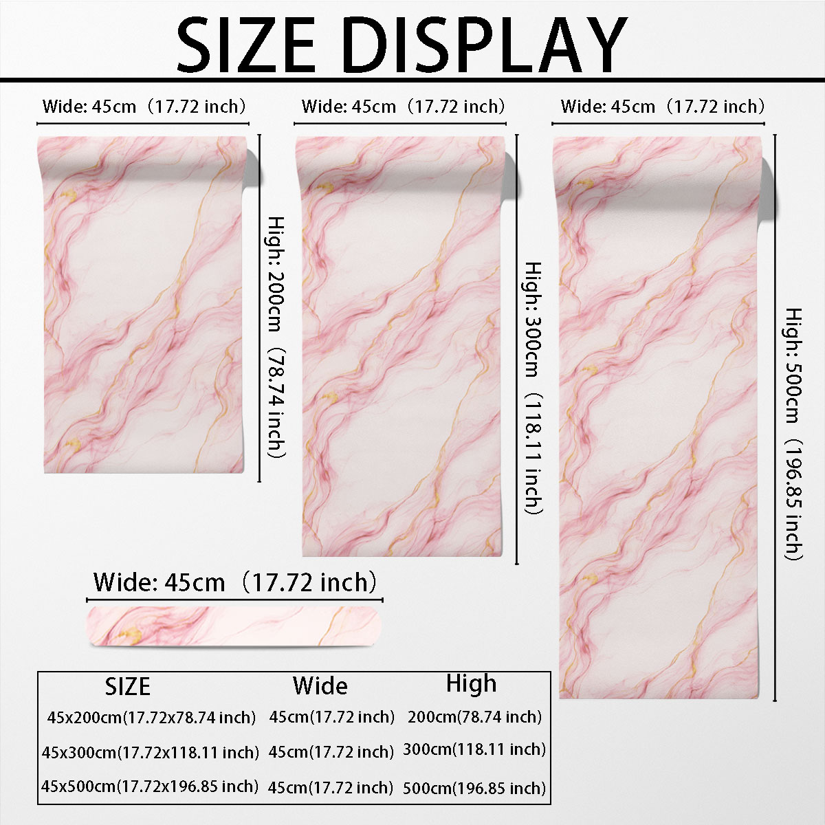 1pc 模造大理石テクスチャ印刷自己粘着 Pvc リサイクル - Pvc Panel Background のレビューと価格