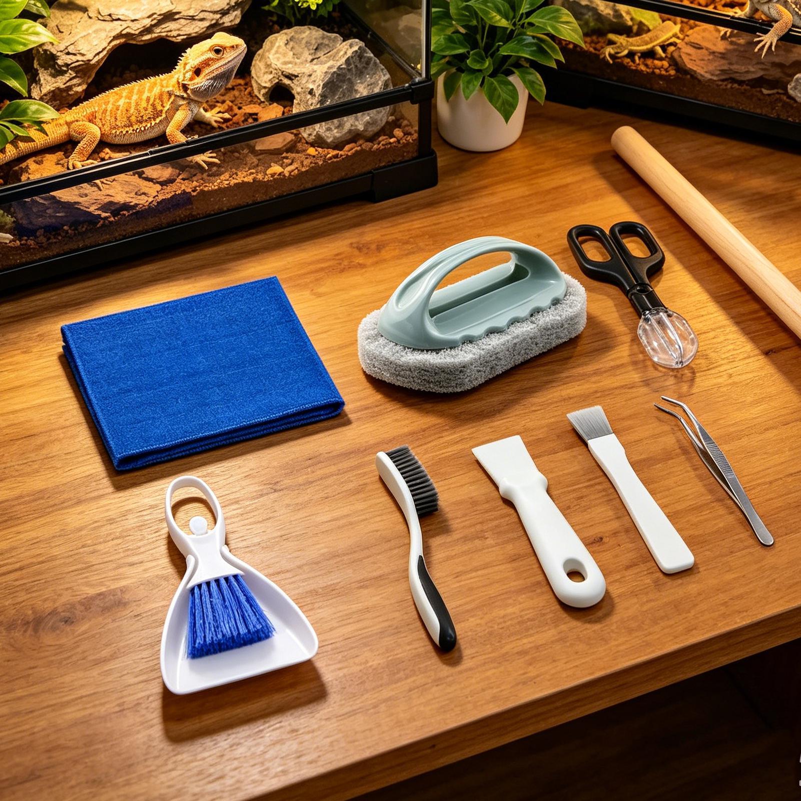 ビアデッドドラゴン用タンク清掃キット、餌やり用トング、ピンセ - Feeding Tong Stainless のレビューと価格