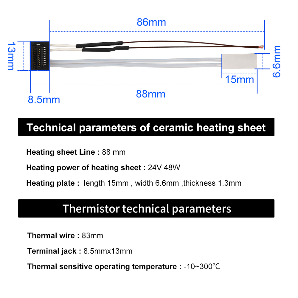 Bambu Lab P1S P1P用サーミスターセラミックカ - Ceramic Heat Emitter のレビューと価格