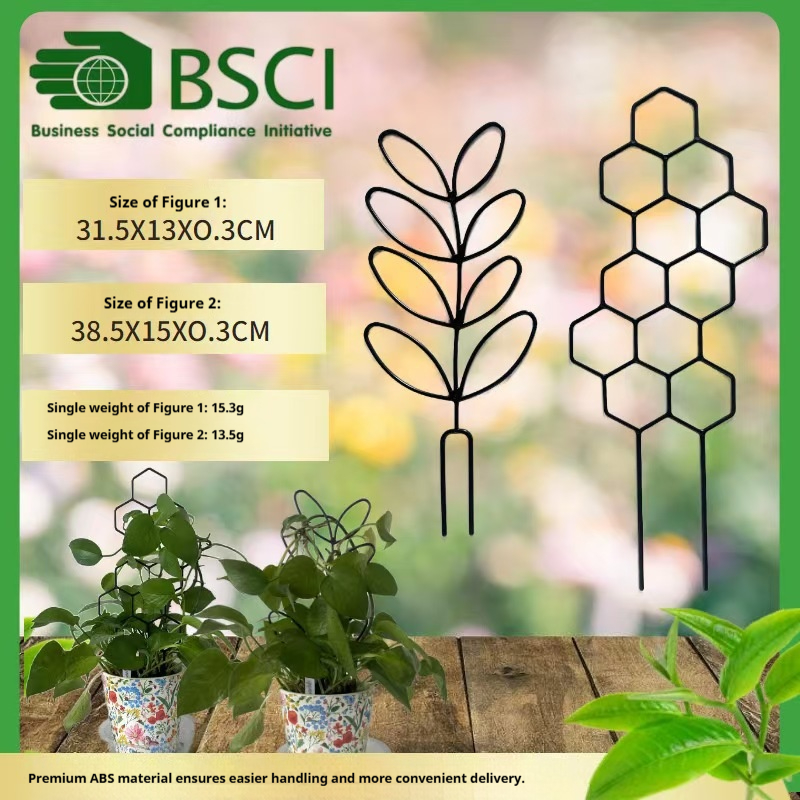 1PC ハニカムデザイン植物トレリス、鉢植えのつるや花用の防 - Vine Climbing Plastic のレビューと価格