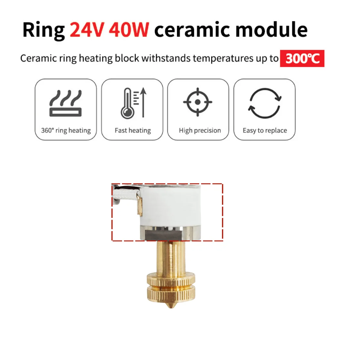 E3D Revo Hotend キット V6 ラジエーター真 - Ceramic Heat Emitter のレビューと価格