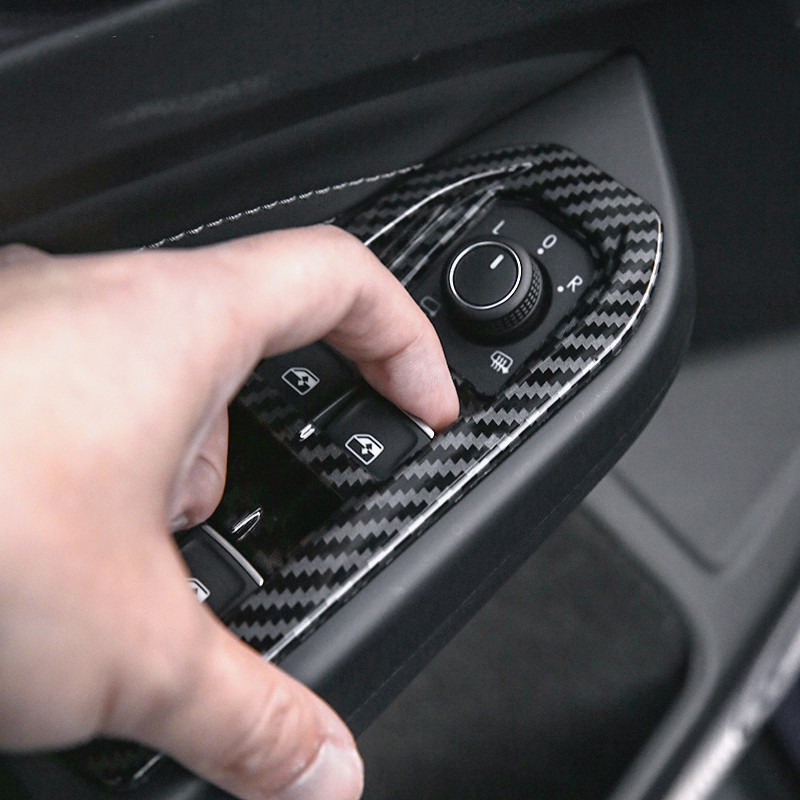 車のドアアームレストパネル用ステッカー,ガラスリフトボタン, - Glass Door Hinge のレビューと価格